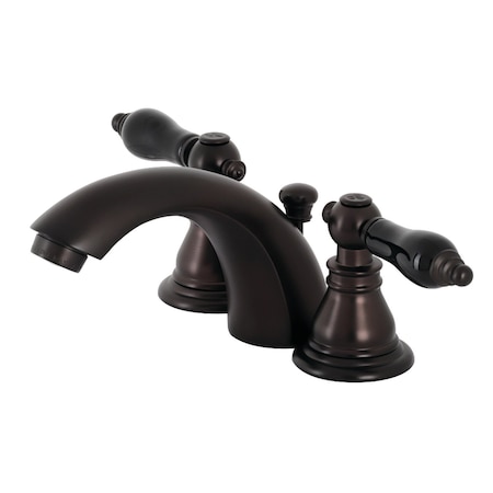 Kingston Brass KB955AKL Duchess Widespread Bathroom Faucet W/ Plastic Pop-Up, Bronze KB955AKL